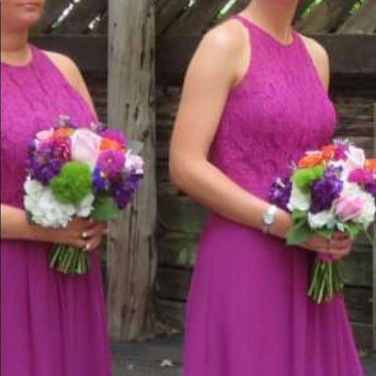Full Length Purple Gown